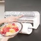🧲 3-in-1 keukenrolhouder – met snijder, magnetisch of kleefstrip, geen boren, past op elke koelkast.