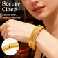 Luxe goudkleurige armband voor dame