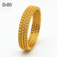 Luxe goudkleurige armband voor dame