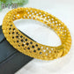 Luxe goudkleurige armband voor dame