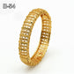 Luxe goudkleurige armband voor dame