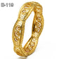 Luxe goudkleurige armband voor dame