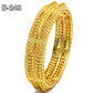 Luxe goudkleurige armband voor dame