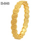 Luxe goudkleurige armband voor dame