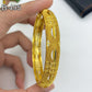 Luxe goudkleurige armband voor dame