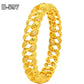 Luxe goudkleurige armband voor dame