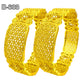 Luxe goudkleurige armband voor dame
