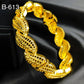 Luxe goudkleurige armband voor dame