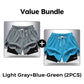 2-in-1 sneldrogende hardloopshorts voor heren en dames