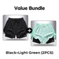 2-in-1 sneldrogende hardloopshorts voor heren en dames