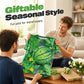 Grappig T-shirt met watermeloenpatroon en ronde hal