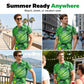 Grappig T-shirt met watermeloenpatroon en ronde hal