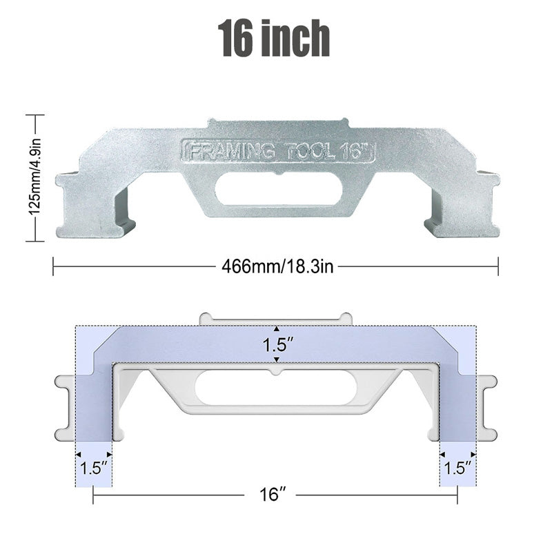Aluminium Hulpmiddel voor Regelwerk – productafbeelding