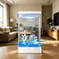 Betta-aquarium met 7-kleurige LED-verlichtin