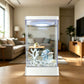 Betta-aquarium met 7-kleurige LED-verlichtin