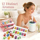 🔥Nu tijdelijk 50% korting!🎁🌺De frisse geur geeft je een goed humeur!🌷Set van 12 in water oplosbare etherische olië