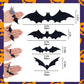 DIY Halloween 3D-vleermuissticker