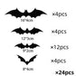 DIY Halloween 3D-vleermuissticker