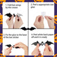 DIY Halloween 3D-vleermuissticker