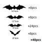 DIY Halloween 3D-vleermuissticker