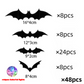 DIY Halloween 3D-vleermuissticker