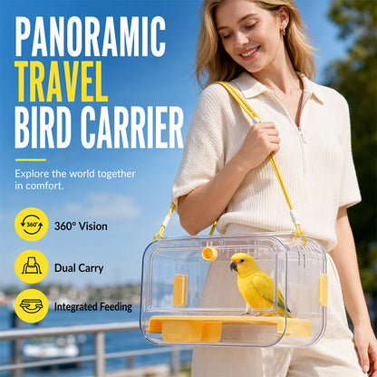 🦜 Panoramische reiskooi voor kleine vogels