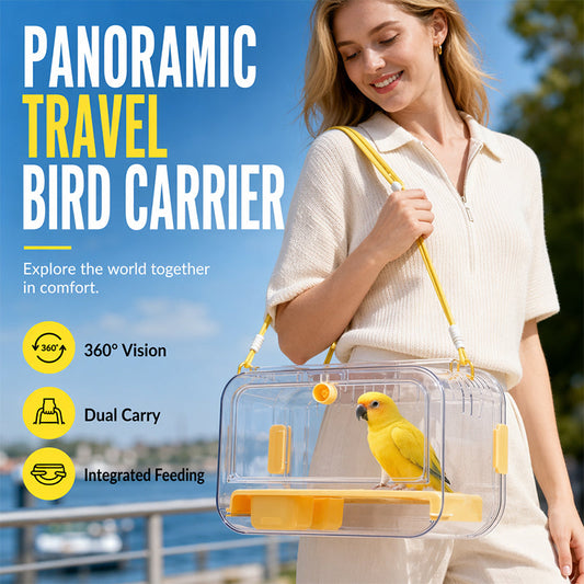 🦜 Panoramische reiskooi voor kleine vogels