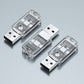 Slimme USB-afstandsbediening voor airconditioning met spraakbesturing en 7-kleurig nachtlampj