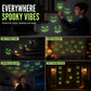 Halloween-stickers die in het donker oplichte