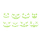 Halloween-stickers die in het donker oplichte