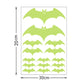 Halloween-stickers die in het donker oplichte