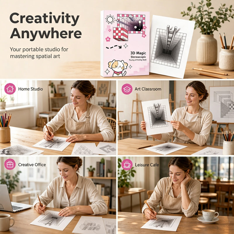 Tekenboek voor ruimtelijke illustraties – productafbeelding