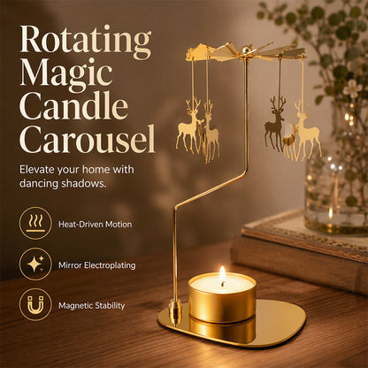 🕯️ 50% OFF NOW! ✨ Decorative Gold Rotary Candle Holder – Elegant rotating design, gold finish & sturdy – Perfect for centerpieces & cozy home decor 🌟