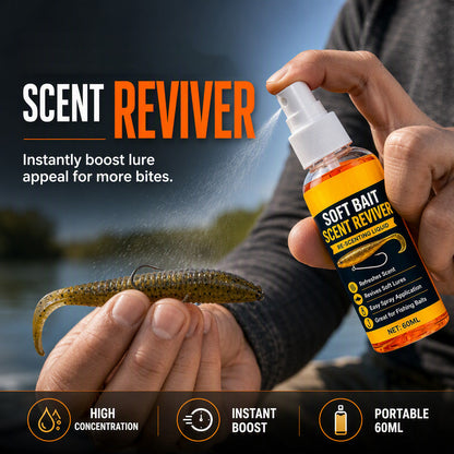 🎣 Lokstofspray voor zacht kunstaas en roofvissen