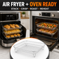 🍗 RVS airfryerrek met meerdere kooklagen