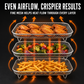 🍗 RVS airfryerrek met meerdere kooklagen