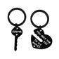 🔥1 kopen, 1 gratis – in totaal 2 stuks🎁❤️ Set met in elkaar grijpende hartjes- en sleutelsleutelhangers voor koppels