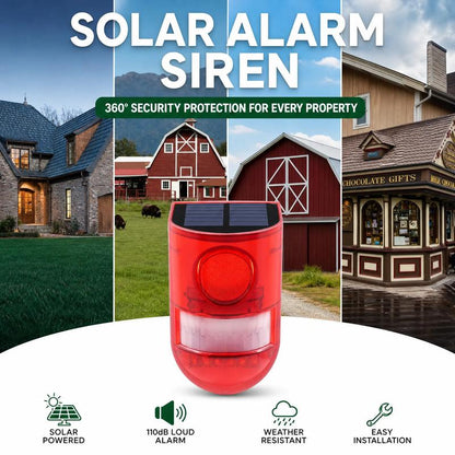 Zonnegevoed Bewegingsalarm met Flitslicht – productafbeelding