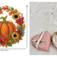 🎃Halloween-uitverkoop🍂 Pompoenkrans met ruitpatroon om op te hangen – Complete doe-het-zelfset