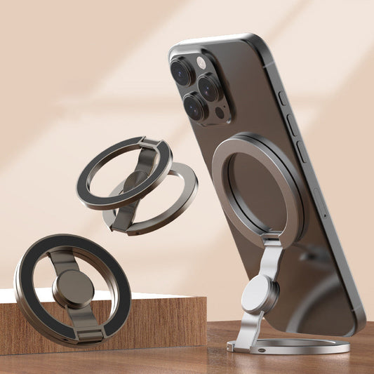Draaibare magnetische telefoonring met standaard – productafbeelding