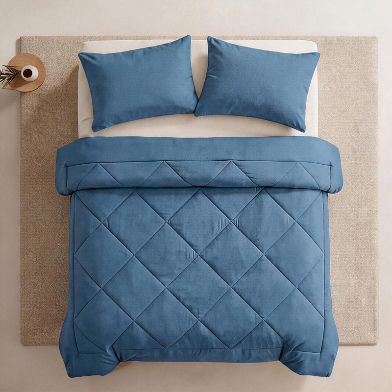 Gewatteerde Dekbedset met Kussenslopen – productafbeelding