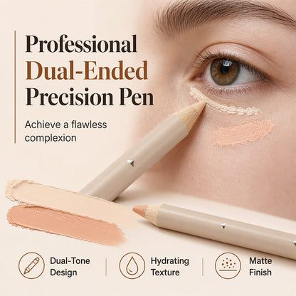 ✨ Tweekleurige concealerstift voor gerichte correctie