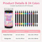 Dubbelzijdige nail-artpennen – productafbeelding