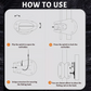 Hengelclips voor transport en opslag – productafbeelding