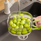 🔥SPECIALE AANBIEDING 50% KORTING🔥 2-in-1 afdruipmand met deksel
