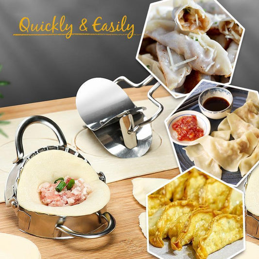🥟 RVS dumplingvorm met ronde deegsnijder