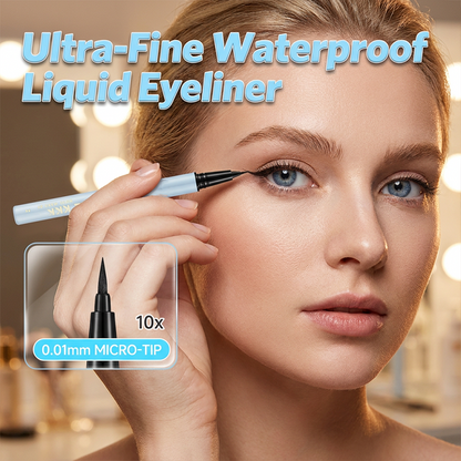 🌸 1+1 GRATIS – Fijne Waterproof Eyeliner Pen | Nauwkeurige Lijn & Strakke Ooglook | Makkelijk Aan Te Brengen