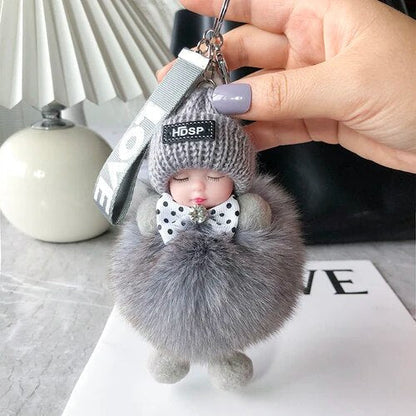 🎁Nieuwe artikelen 50% KORTING💥 Zachte pluche pop als sleutelhanger – schattig en knus accessoire voor tassen, sleutels en cadeaus
