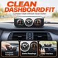🧭 Dashboardkompas met thermometer en hygrometer