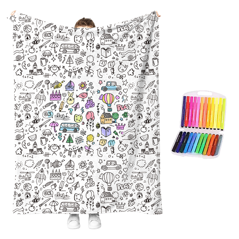 Creatieve Inkleurdeken – productafbeelding
